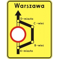 F-8 Obiazd w związku z zamknięciem drogi