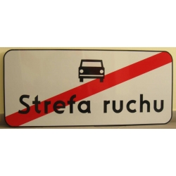 Koniec strefy ruchu