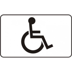 T-29 Tabliczka informująca o miejscach dla pojazdów przewożących lub kierowanych przez osoby niepełnosprawne