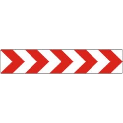 U-3 c,d Tablice prowadzące ciągłe
